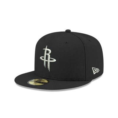 Houston Rockets Gorra | New Era NBA Basic 59fifty Fitted Cap Mexico - Negros
